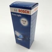 Лампа BOSCH 12v P21W Pure Light 21w BA 15s (указатель поворота, задний ход)